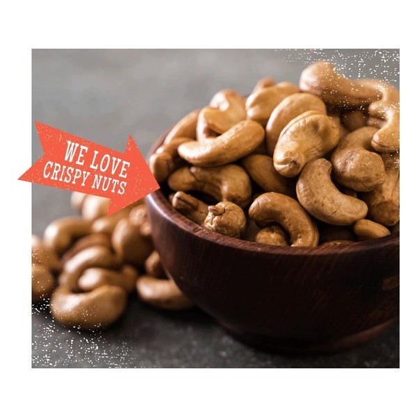 DAGELIJKS VERS GEBRAND. Crush On Cashew (gebrand, gezouten, 500 gram)