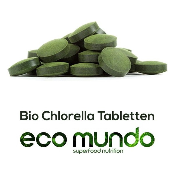 Bio Chlorella Tabletten 1KG - 2000 x 500mg