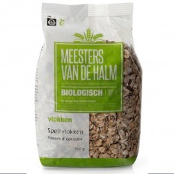 Speltvlokken Meesters Van De Halm - Zak 500 gram - Biologisch