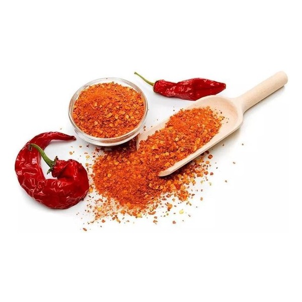 Chili Crushed 120.000 SCU kiemarm Biologisch 100 gram