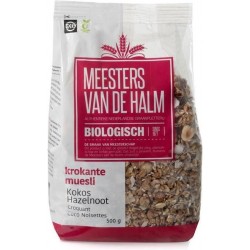 De halm Biologische Krokante Muesli, Kokos-Hazelnoot