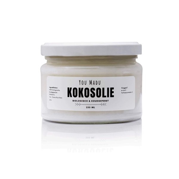 Kokosolie - Biologisch en Koudgeperst - 250ml