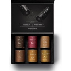 P-Stash Zoete Dessert Box met 6 Luxe Premium Nootjes in Blikjes