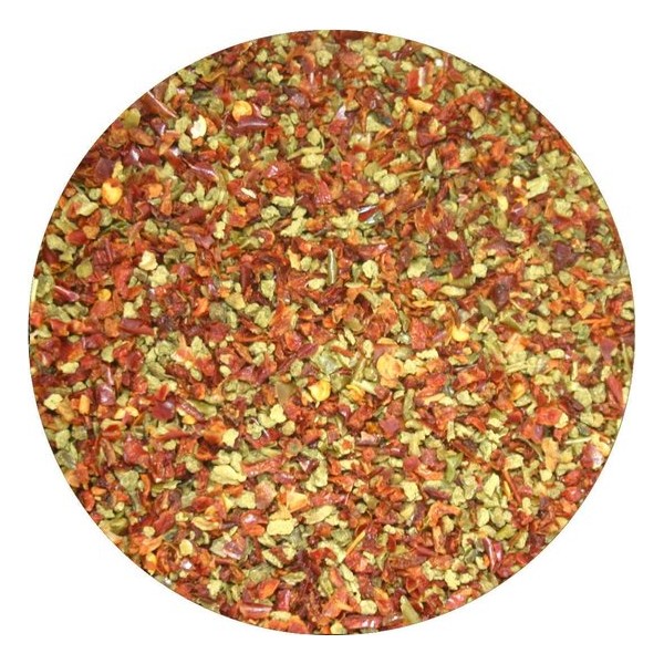 Paprika Vlokken Rood-Groen 9 mm Biologisch 100 gram