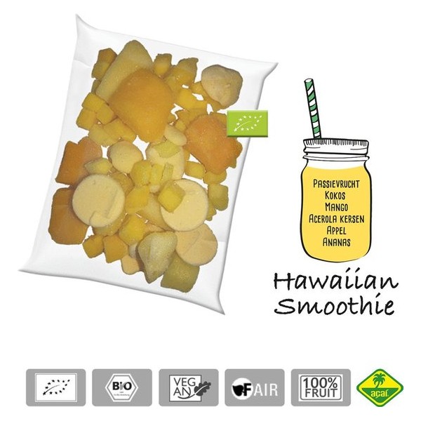 Acerola Hawaiian smoothie pack BIO - Acai fine fruits club - 4,8 Kg (40x120g)