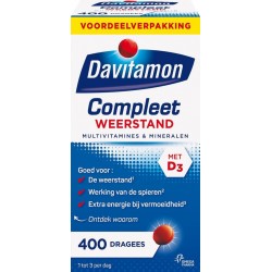 Davitamon Compleet Weerstand - multivitamine en mineralen - 400 dragees