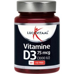 Lucovitaal Vitamine D3 75 microgram Voedingssupplement - 70 capsules