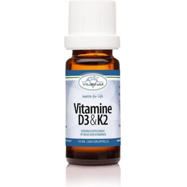 VitaKruid Vitamine D3 & K2 10 ml