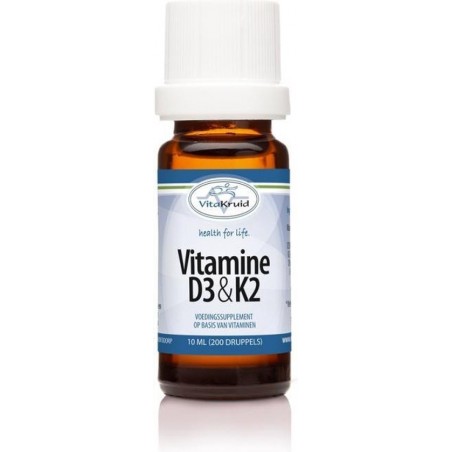 VitaKruid Vitamine D3 & K2 10 ml