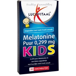 Lucovitaal Melatonine Puur Kids 0,299 milligram Voedingssupplement - 30 tabletten