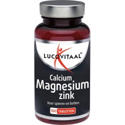 Lucovitaal Calcium Magnesium Zink Voedingssupplement - 100 tabletten