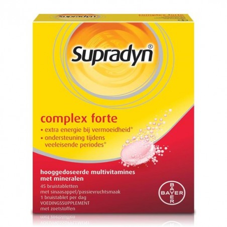 Supradyn Complex Forte - 45 Bruistabletten -Multivitamine