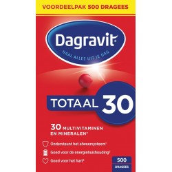 Dagravit Totaal 30 Multivitaminen Voedingssupplement - 500 tabletten