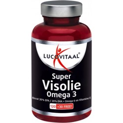 Lucovitaal Super Visolie Omega 3-6 Voedingssupplement - 150 Capsules