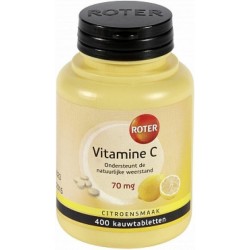 Roter Vitamine C 70mg Voedingssupplement - 400 Kauwtabletten