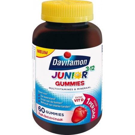 Davitamon Junior 3+ gummies - 60 stuks - Voedingssupplement