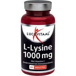 Lucovitaal L-Lysine 1000 milligram One a Day Voedingssupplement - 60 tabletten