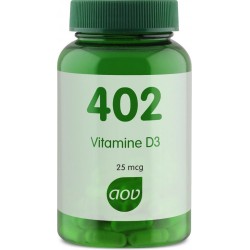 AOV 402 vitamine D3 25 mcg Voedingssupplementen - 60 vegacaps