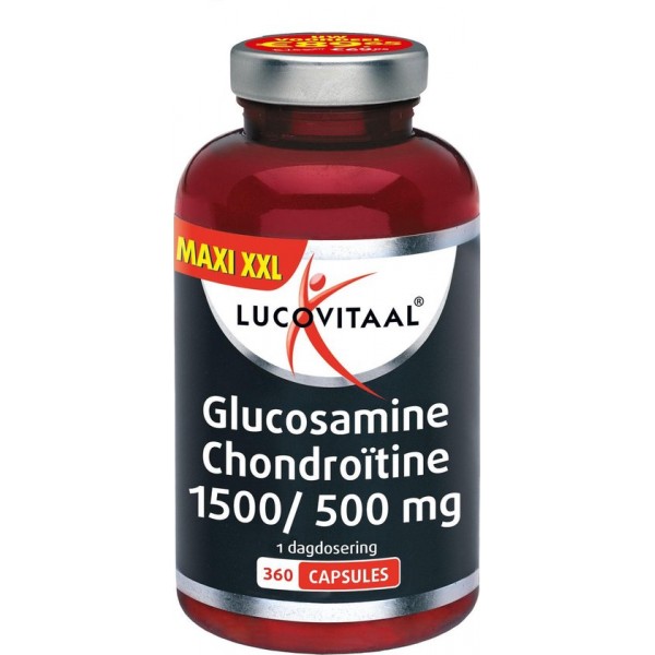 Lucovitaal Glucosamine Chondroitine 1500/500 milligram Voedingssupplement -  360 tabletten