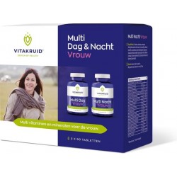 Vitakruid Multi Dag & Nacht Vrouw 180 tabletten