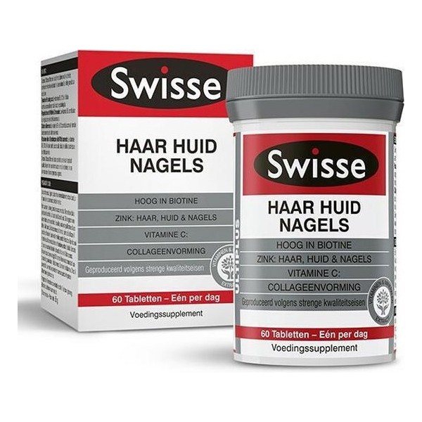 Swisse Haar Huid Nagels Voedingssupplement - 60 tabletten