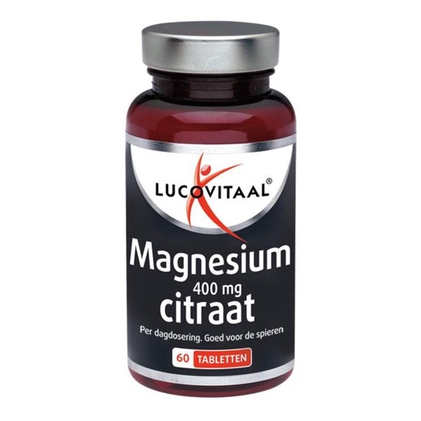 Lucovitaal Magnesium Citraat Voedingssupplement - 60 tabletten