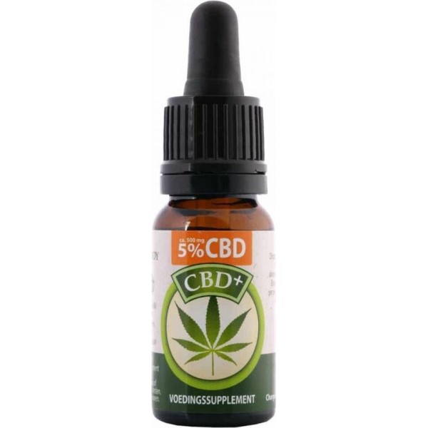 CBD Plus olie 5% (Jacob Hooy) - 10 ml