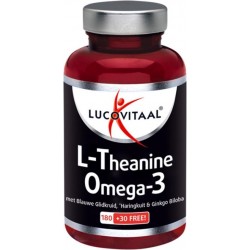 Lucovitaal L-Theanine Omega 3 Voedingssupplement - 210 Capsules