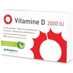 Metagenics - Vitamine D3 2000 IU 84 kauwtabletten