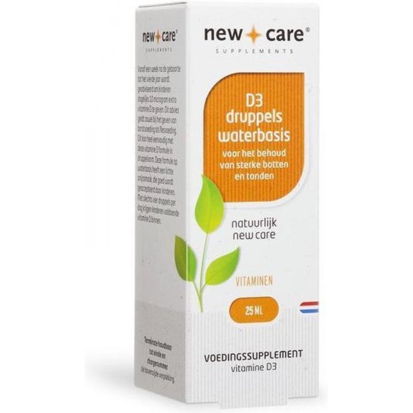 New Care D3 druppels - 25 ml - Voeidngssupplement