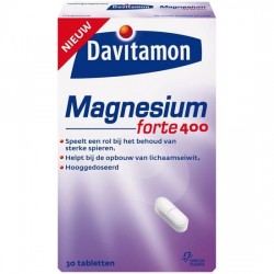 Davitamon Magnesium Tabletten 400 mg - 30 stuks - Voedingssupplement