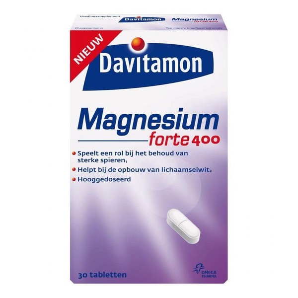 Davitamon Magnesium Tabletten 400 mg - 30 stuks - Voedingssupplement