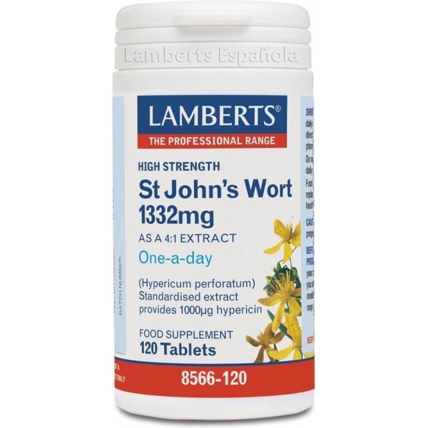 Lamberts St John's Wort One-a-day - 120 Tabletten - Voedingssupplement