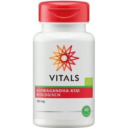 Vitals Ashwagandha-KSM Voedingssupplementen - 60 vegicaps