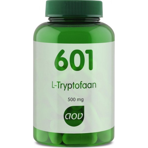 AOV 601 L-Tryptofaan 500mg  Aminozuren Voedingssupplementen - 60 vegacaps