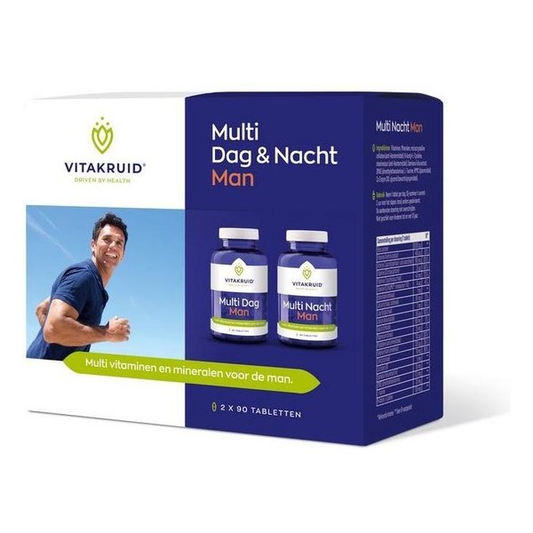 Vitakruid / Multi dag & nacht man 2 x 90 - 180 tabletten