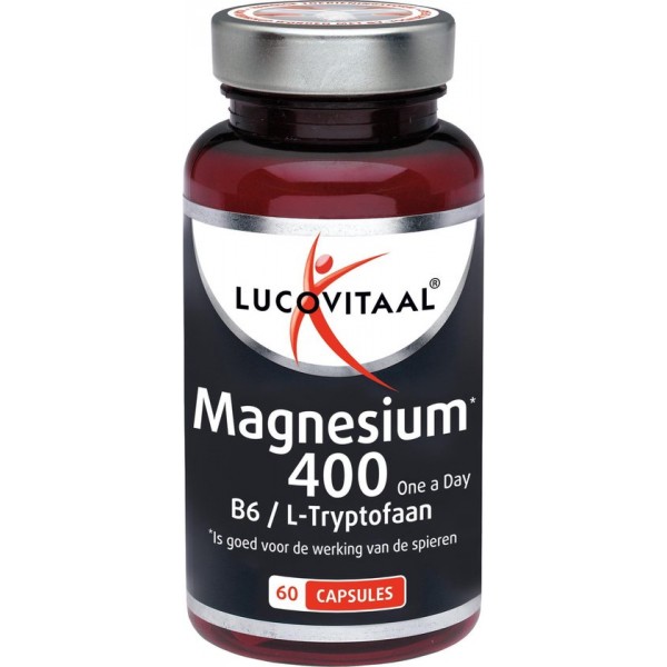 Lucovitaal Magnesium 400 L-Tryptofaan 60 capsules