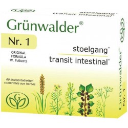 Grunwalder nr.1 Stoelgang - 60 tabletten - Voedingssupplement