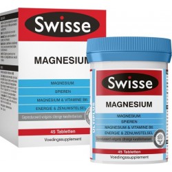 Swisse Magnesium Voedingssupplement - 45 tabletten - Energie en Zenuwstelsel