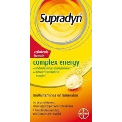 Supradyn Complex Energy ondersteund je weerstand, 30 bruistabletten