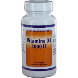 Vitortho vitamine D3 3000ie 300 st