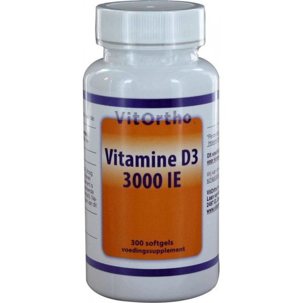 Vitortho vitamine D3 3000ie 300 st