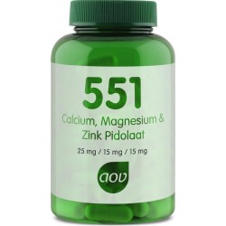 AOV 551 Calcium Magnesium & Zink Voedingssupplement - 90 Capsules