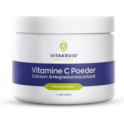 Vitakruid / Vitamine C poeder calcium- & magnesiumascorbaat - 260 gram