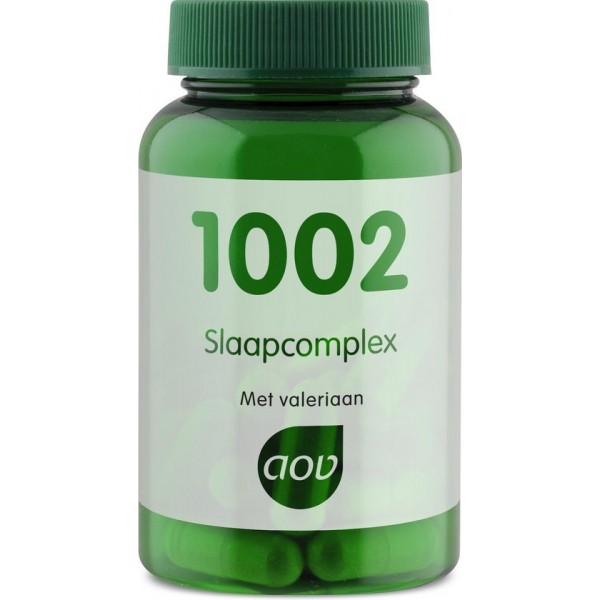 AOV 1002 Slaapcomplex Voedingssupplement - 30 Capsules - Melatonine - Voedingssupplementen