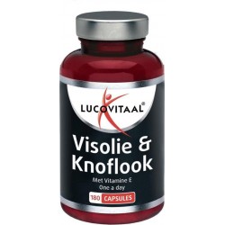 Lucovitaal Visolie & Knoflook Voedingssupplement - 180 capsules