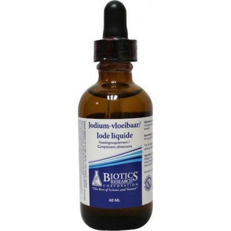 Biotics Jodium Vloeibaar  2Oz - 60 ml - Voedingssupplement