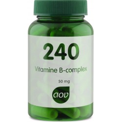 AOV 240 Vitamine B complex (50 mg) - 60 vegacaps - Vitaminen - Voedingssupplementen