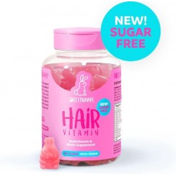 Sweet Bunny Hare Hair Vitamins - NEW! 0% Sugar 100% Vegan - 60 stuks