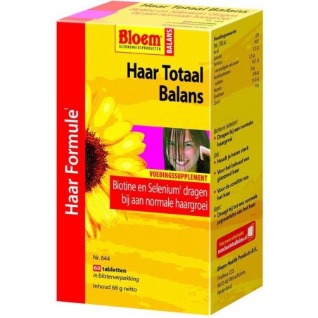 Bloem Haar Totaal Balans 60 tabletten